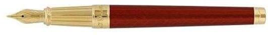  S.T.Dupont Guilloche Angel nib Line D Eternity Dragon Burgundy & Gold Fountain Pen **/